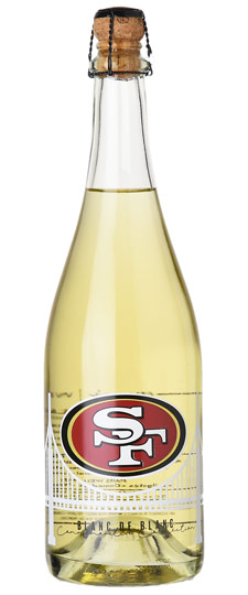 Manos NFL SF 49ers Gold Blanc de Blanc