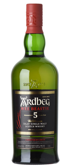 Ardbeg 5 Year Old "Wee Beastie" Islay Single Malt Scotch Whisky (750ml)