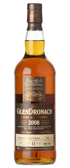 2008 Glendronach 11 Year Old K&L Exclusive First Fill Single 