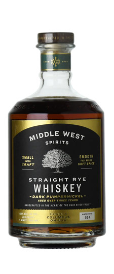 Middle West Spirts Dark Pumpernickel Ohio Straight Rye Whiskey (750ml)