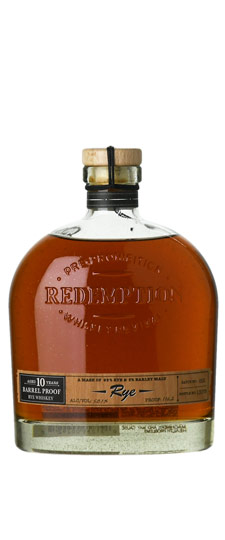 Redemption 10 Year Old Barrel Proof Rye Whiskey (750ml) - SKU 1507849