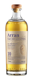 Arran 10 Year Old (New Label) Island Single Malt Scotch Whisky (750ml) 