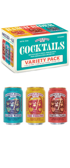 Ranch Rider Variety Six Pack Canned Cocktail (12oz 6-Pack)