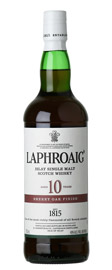Laphroaig 10 Year Old "Sherry Oak" Islay Single Malt Scotch Whisky (750ml) 