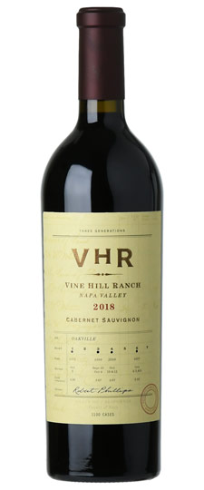 2018 Vine Hill Ranch "VHR" Oakville Cabernet Sauvignon