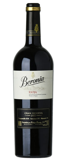 2011 Beronia Gran Reserva Rioja