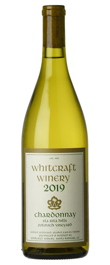 2019 Whitcraft "Zotovich Vineyard" Sta. Rita Hills Chardonnay