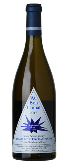 2018 Au Bon Climat "Nuits-Blanches au Bouge" Santa Maria Valley Chardonnay