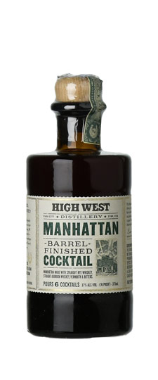 High West Barrel Finished Manhattan Cocktail (375ml)