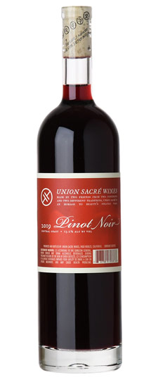 2019 Union Sacré Central Coast Pinot Noir