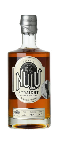 Prohibition Craft Spirits "NULU Reserve" California Exclusive Batch #CA1 Barrel Proof Small Batch CA1 Indiana Straight Bourbon Whiskey (750ml)