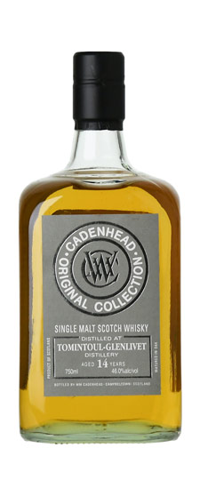 Tomintoul 14 Year Old "Cadenhead Original Collection" Small Batch Single Malt Scotch Whisky (750ml)