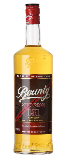 Bounty "Strong" 151 Proof St-Lucia Rum (1L)