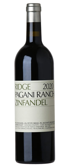 2020 Ridge Vineyards 