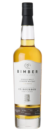 Bimber "Ex-Bourbon" Small Batch Cask #3 Cask Strength Nonchillfiltered Single Malt London Whiskey (750ml)