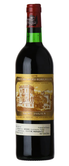 1978 Ducru-Beaucaillou, St-Julien (high shoulder fill, depressed cork)
