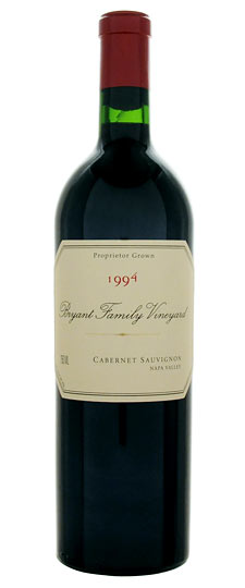 1994 Bryant Family Napa Valley Cabernet Sauvignon - SKU 300377