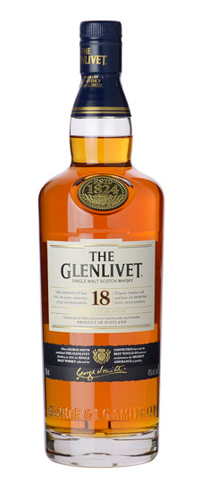 Speyside Scotch Old 18 Whisky (750ml) Year Single Malt Glenlivet
