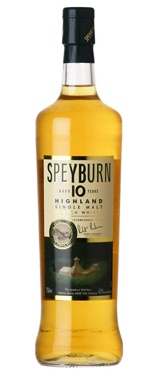 Speyburn 10 Year Old Speyside Single Malt Scotch Whisky (750ml)