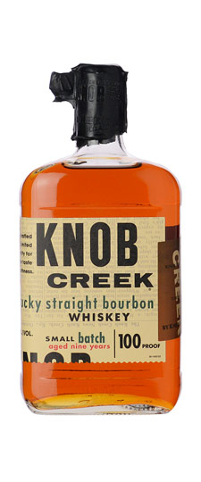 Knob Creek 9 Year Old Small Batch 100 Proof Bourbon (750ml) (New Label)