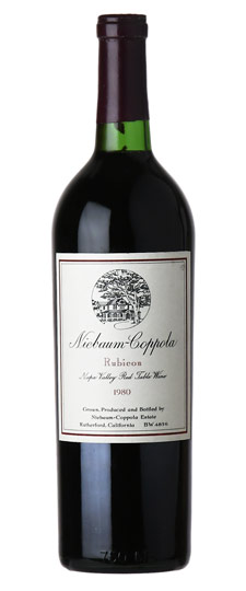 1980 Niebaum-Coppola "Rubicon" Napa Valley Bordeaux Blend