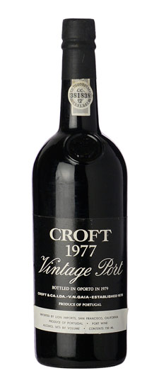 1977 Croft Vintage Port - SKU 980179