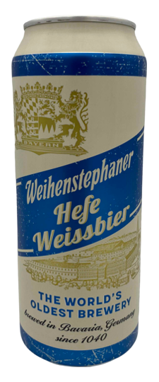 Weihenstephaner Hefe Weissbier, Germany (500ml can)