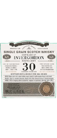 1993 Invergordon 30 Year Old "Old Particular" K&L Exclusive Single Refill Bourbon Barrel Cask Strength Single Grain Scotch Whisky (700ml) (Pre-Arrival)